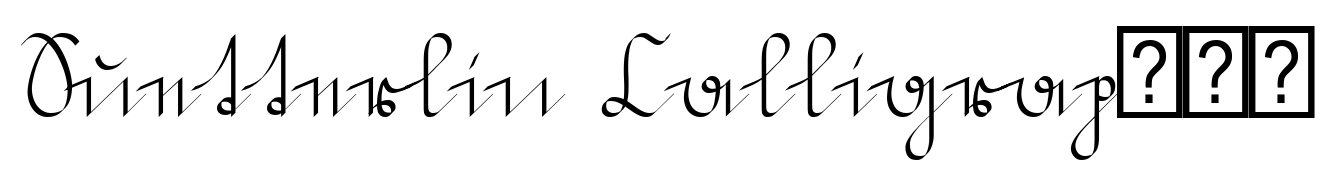 Suetterlin Calligraphic Alt